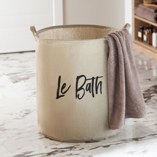 Корзина текстильная Этель "Le bath", 45*55 см