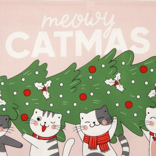 Полотенце "Этель"  Meowy Catmas 40х73 см, 100% хл, саржа 190 гр/м2